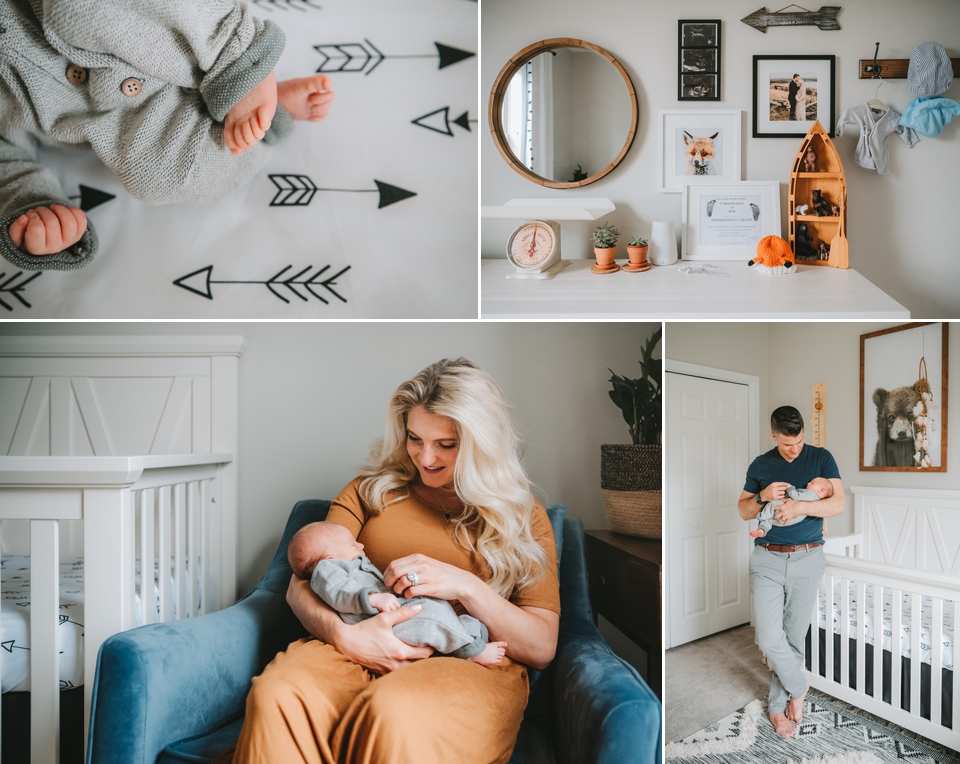 minneapolis lifestyle newborn photographer